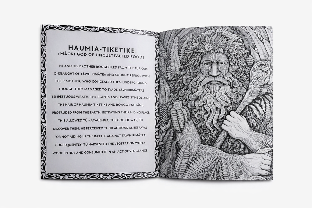 Te Ao Mārama Colouring-in book
