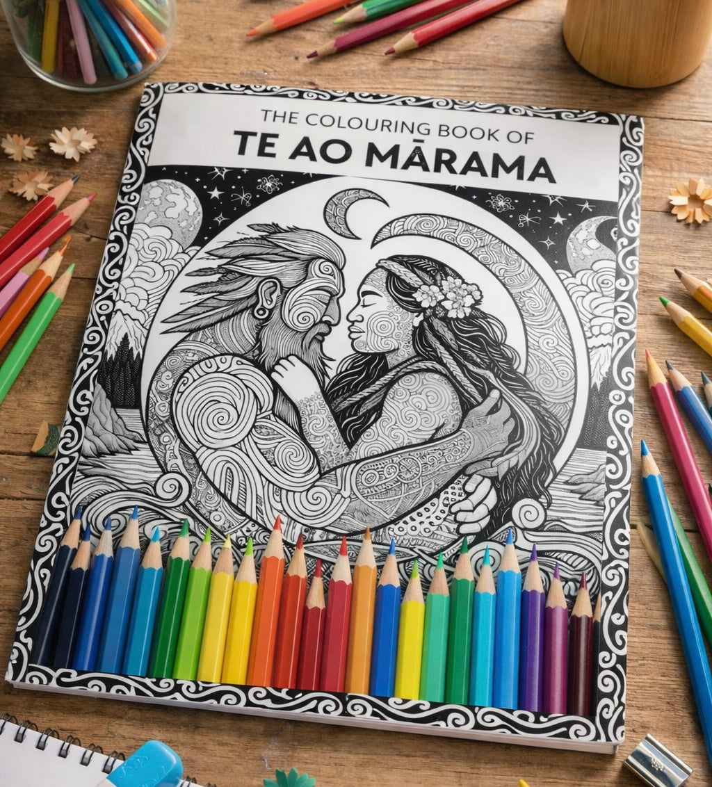 Te Ao Mārama Colouring-in book
